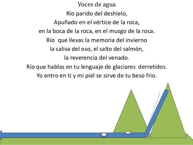 poema voces de agua