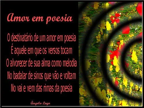 Poemas com imagem de amor que rima - Imagui