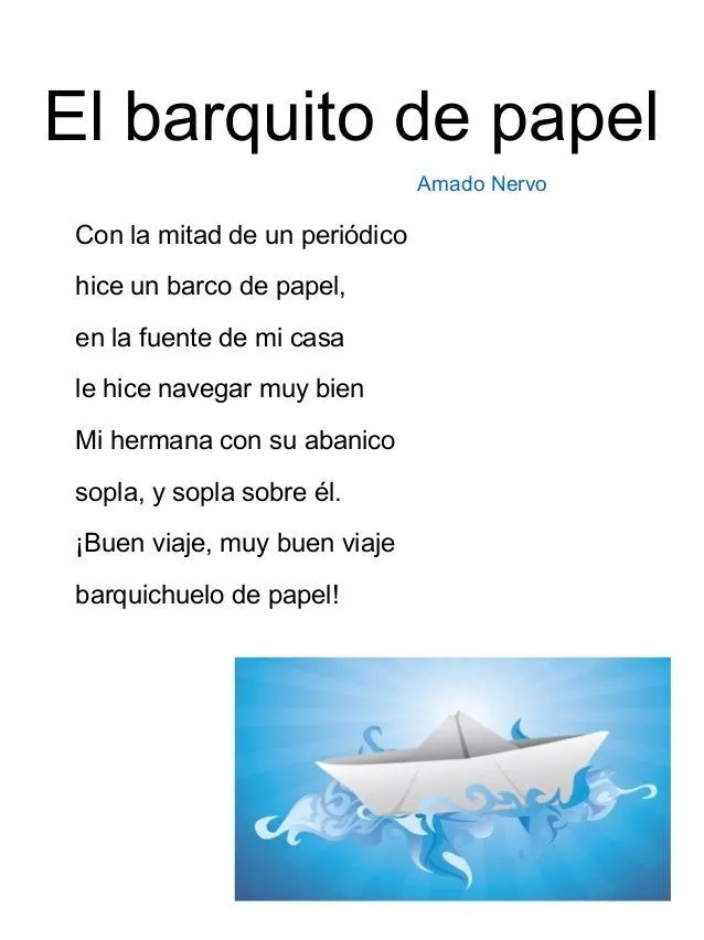 Poemas cortos para cuarto grado de primaria - Imagui