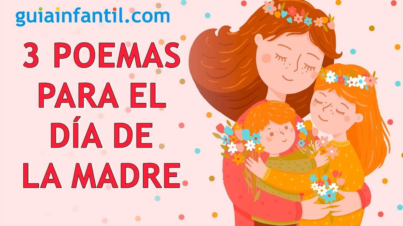 Poemas cortos para MAMÁ ❤️ Lindas poesías para niños en el Día de la Madre  ❤️ Regala un vídeo poema - YouTube