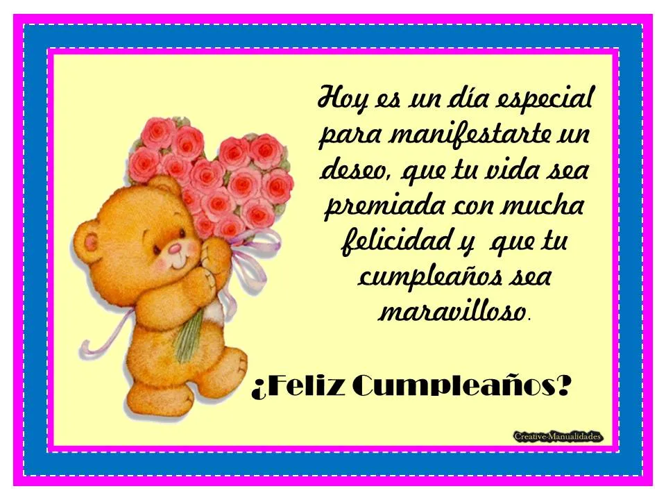 Poemas Con Feliz Cumpleanos | Quote