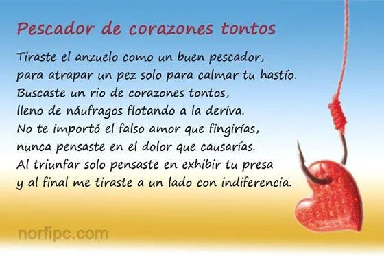 Poemas e imágenes de amor y dolor para Facebook