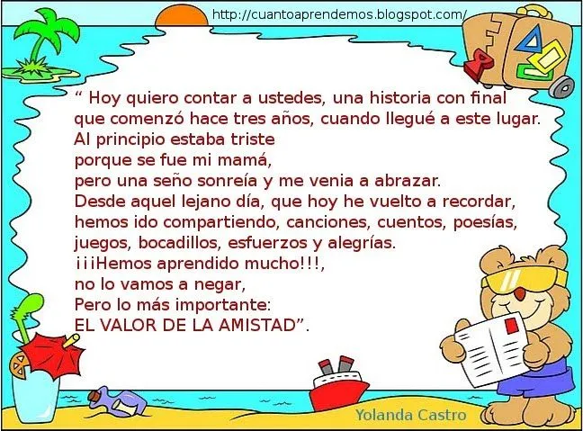 Poemas para maestras de primaria - Imagui