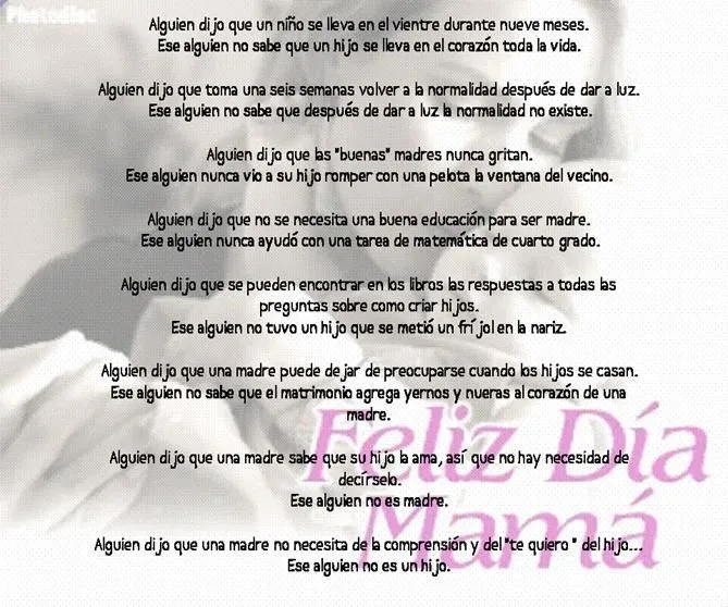 Poemas Para Mama De Bebe | Mother's Day Gifts and Ideas | Pinterest