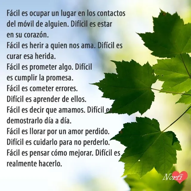 Poemas, poesia y frases sabias de la vida y la felicidad para Facebook