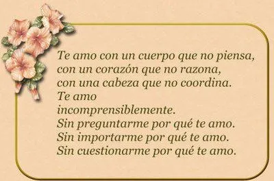 Poemas románticos para San Valentín | Mi amor... Te amo !