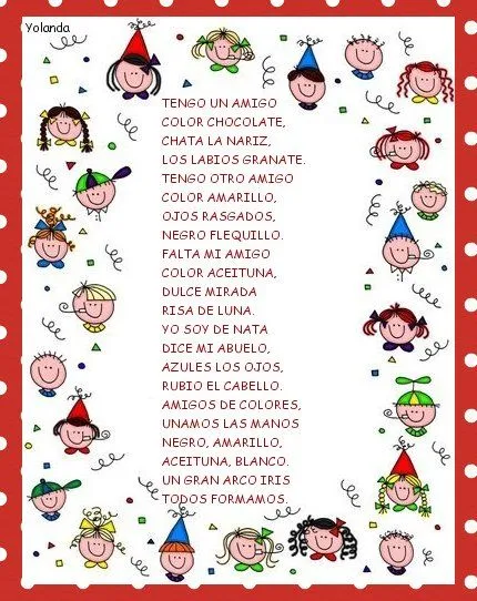 Poesia derechos de los niños - Imagui