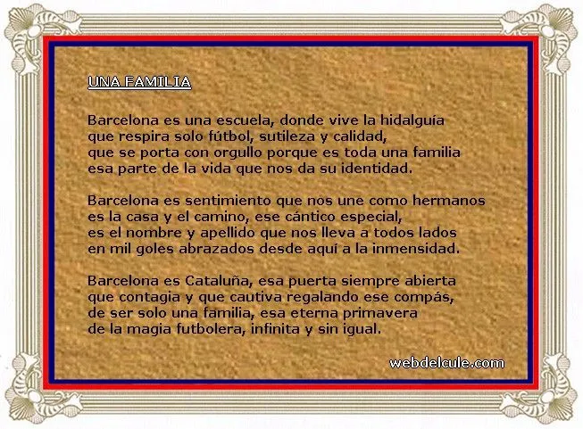 Poesias del barça