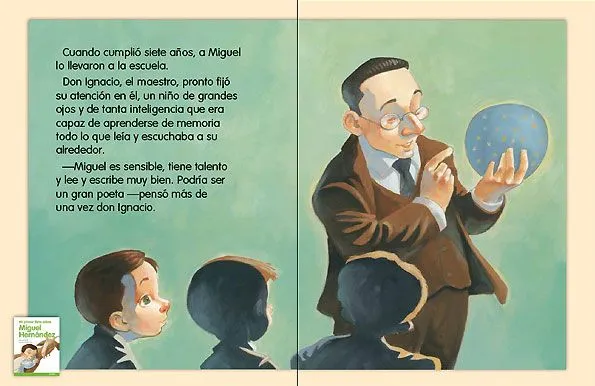 Poesías y biografía de Miguel Hernández para niños. Editorial ...