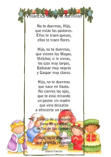 POESIAS DE NAVIDAD PARA NIÑOS