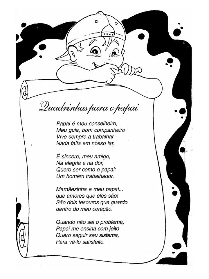 POESIAS E POEMAS PARA O DIA DOS PAIS, COM RIMAS, CURTAS, PEQUENAS ...