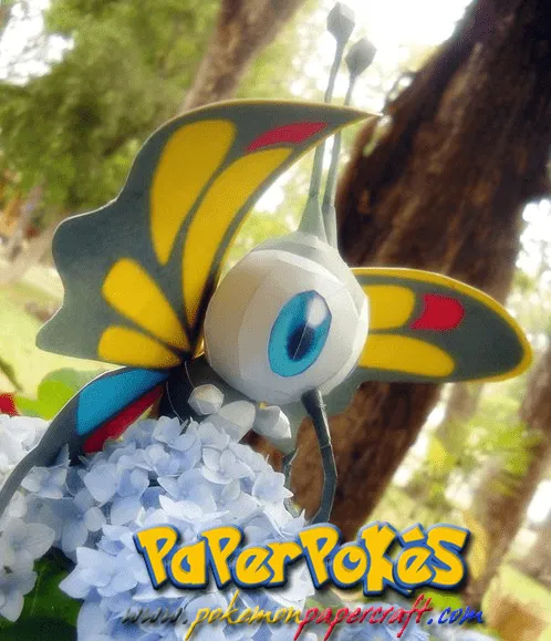 Pokemon 267 Beautiffy Papercraft - DePapercraftBlog