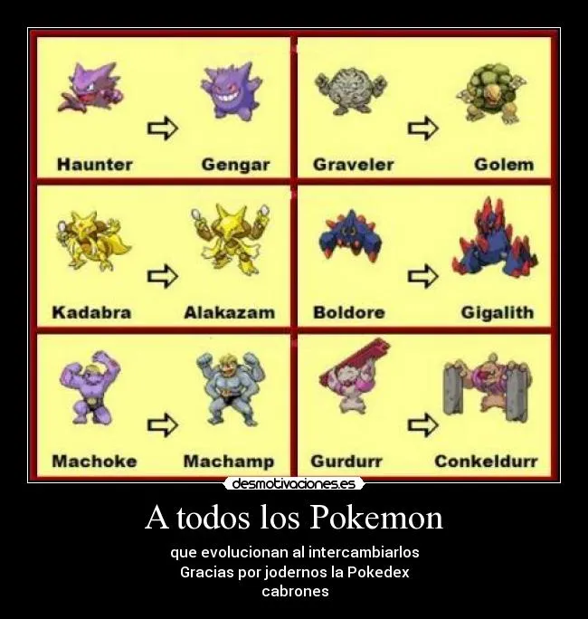 A todos los Pokemon | Desmotivaciones