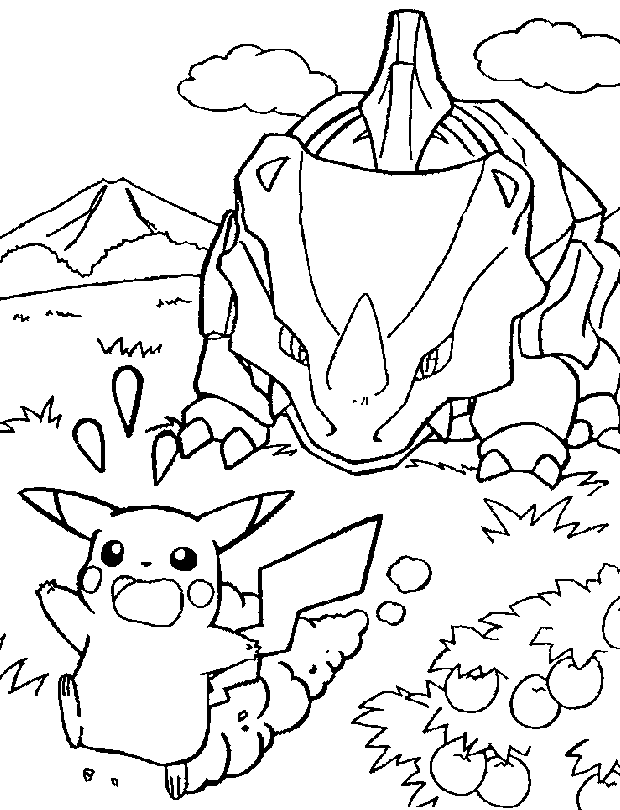 Pokemon - Dibujos para pintar - Nenes.es