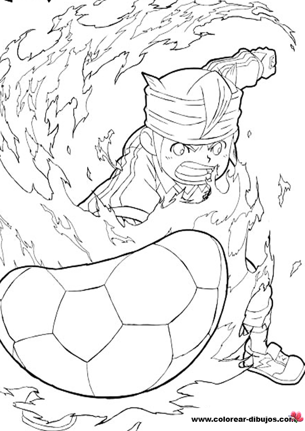 DIBUJOS PARA COLOREAR INAZUMA ELEVEN 3 - Imagui