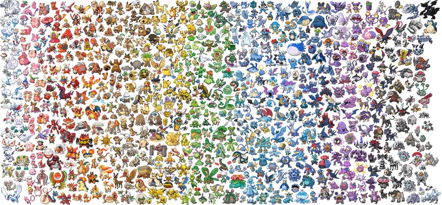 Pokemon Rainbow by ~Firehippo782 on deviantART