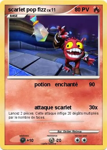 Pokémon scarlet pop fizz - potion enchanté - Ma carte Pokémon