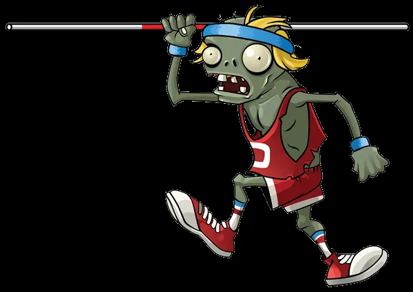 Pole Vaulting Zombie - Plants vs. Zombies Wiki, the free Plants vs ...