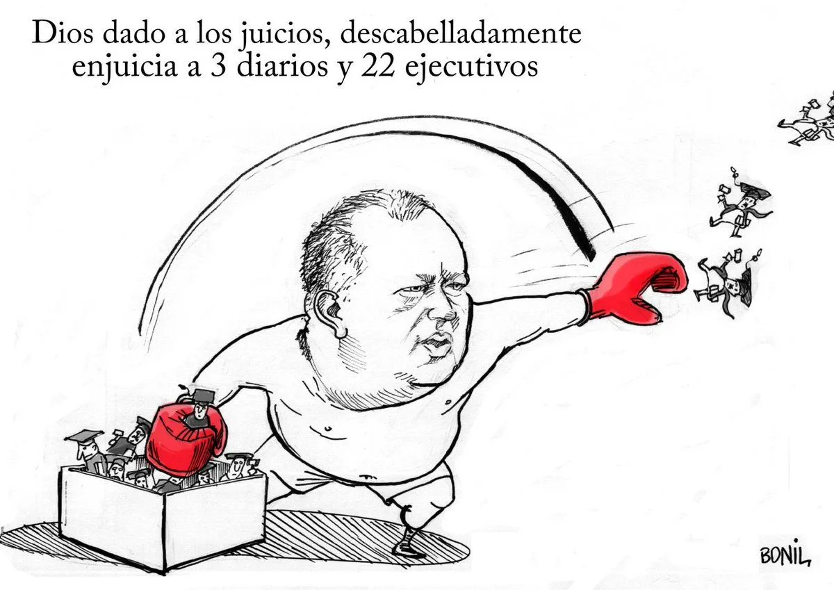 La polémica caricatura de "Bonil" sobre Diosdado Cabello