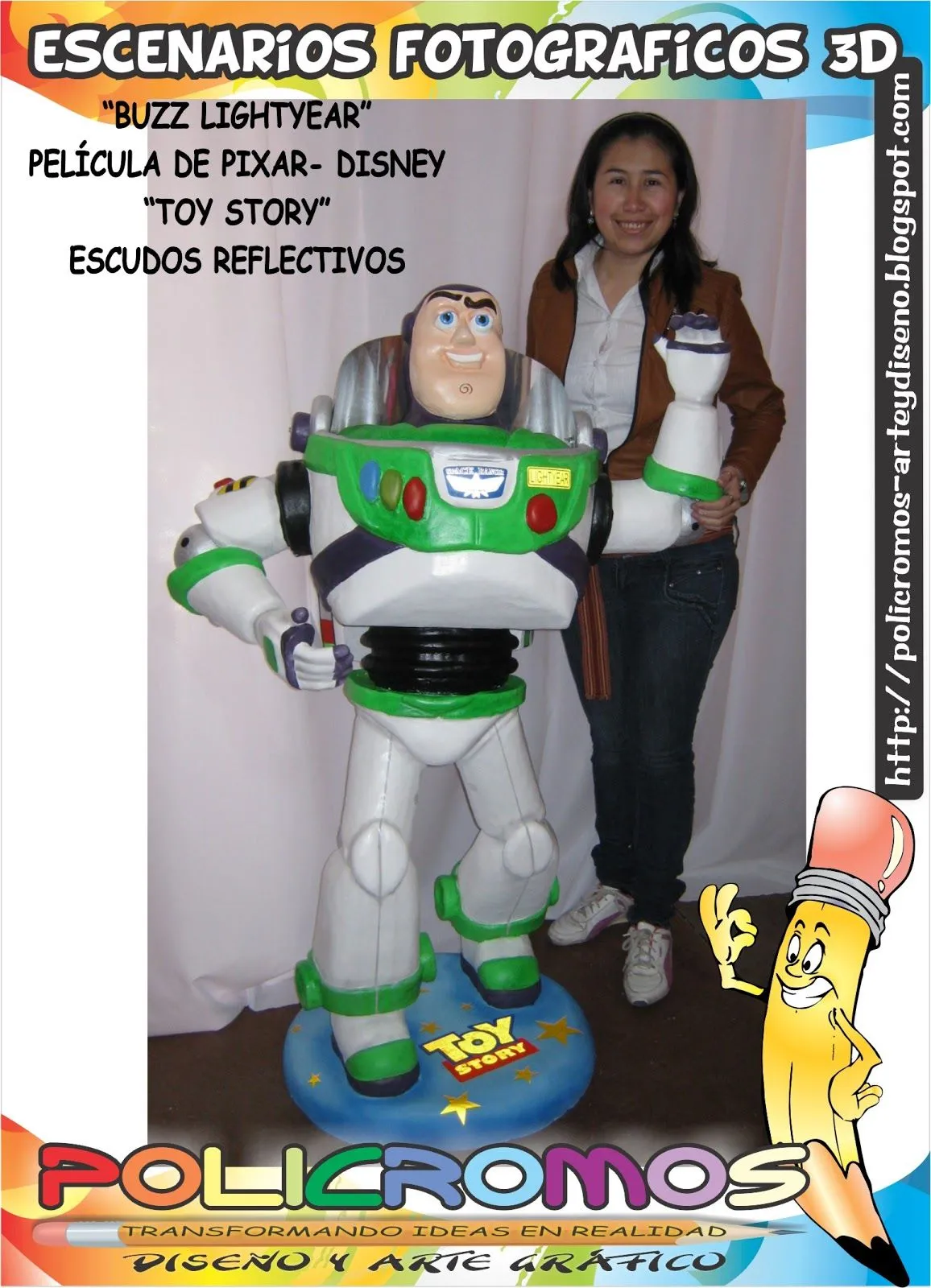 POLICROMOS "DISEÑO Y ARTE GRÀFICO": OTRO BUZZ LIGHTYEAR 3D