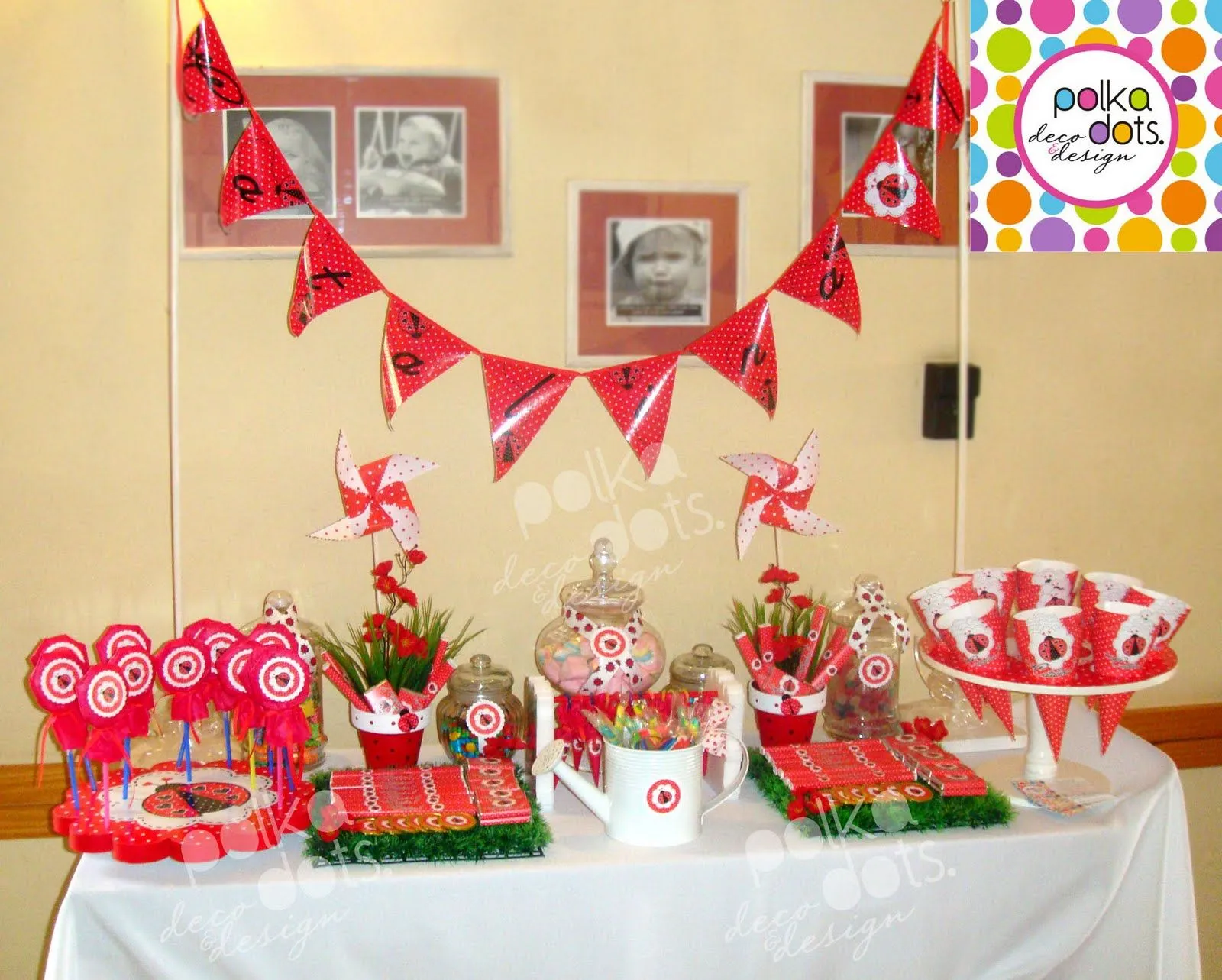 Polka Dots | Party Design: CANDY BAR "VAQUITA SAN ANTONIO" - By ...