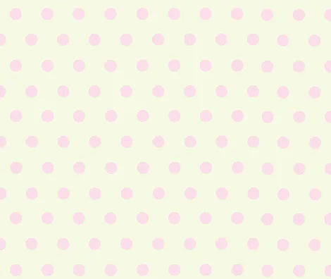 Polka Dots Pastel Pink Yellow - curious_nook - Spoonflower