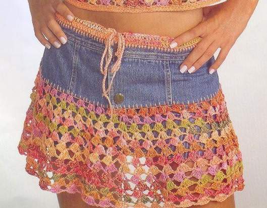 Como hacer una falda a punto crochet - Imagui