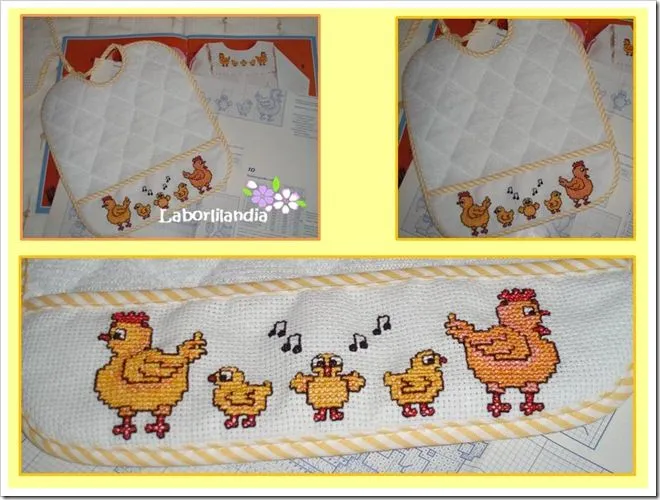 ... de pollitos, esta vez de Motivos Infantiles en punto de cruz 6