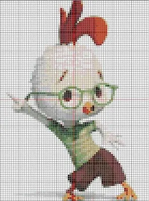 Punto de cruz pollito | Blog de imágenes