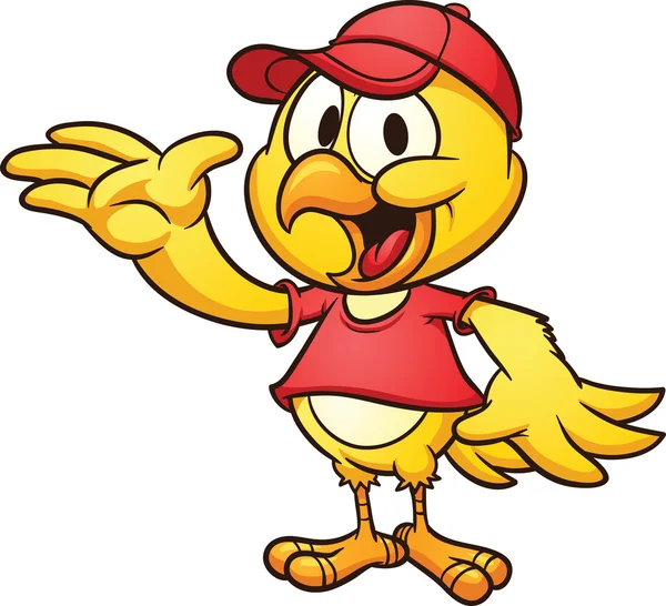 pollo caricatura — Vector stock © memoangeles #14803235