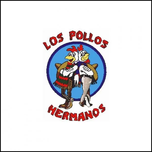 Los Pollos Hermanos logo from Breaking Bad by KathsCrafts