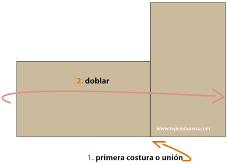 Poncho a dos agujas moldes con ochos - Imagui