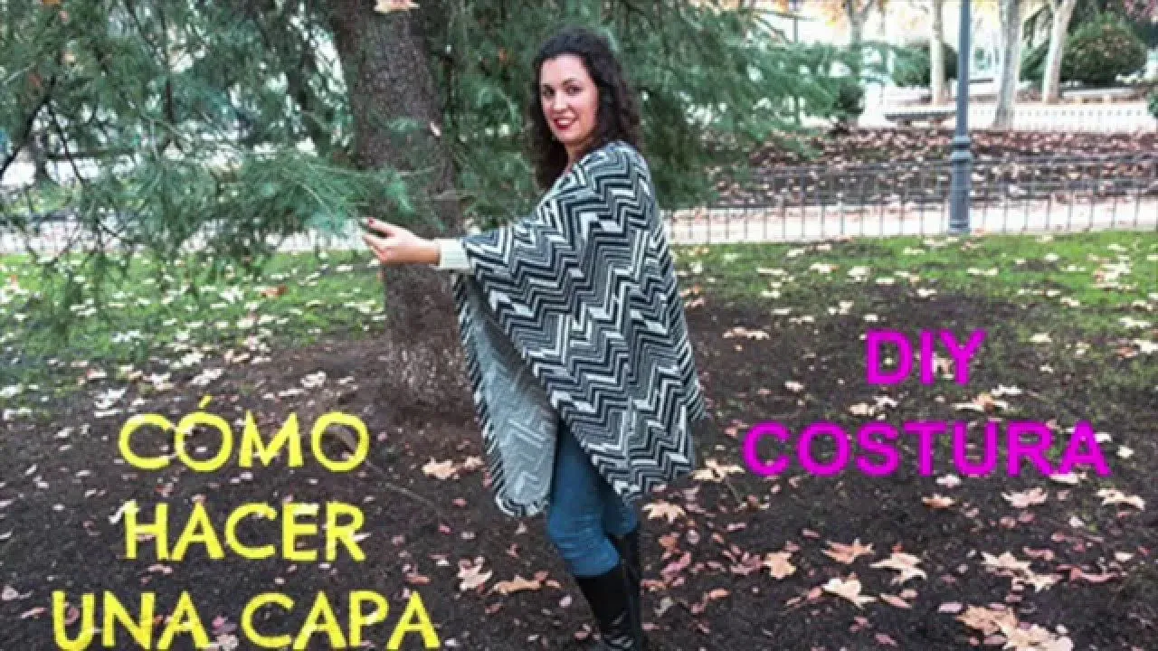 Cómo hacer un poncho capa para mujer | Patrones gratis