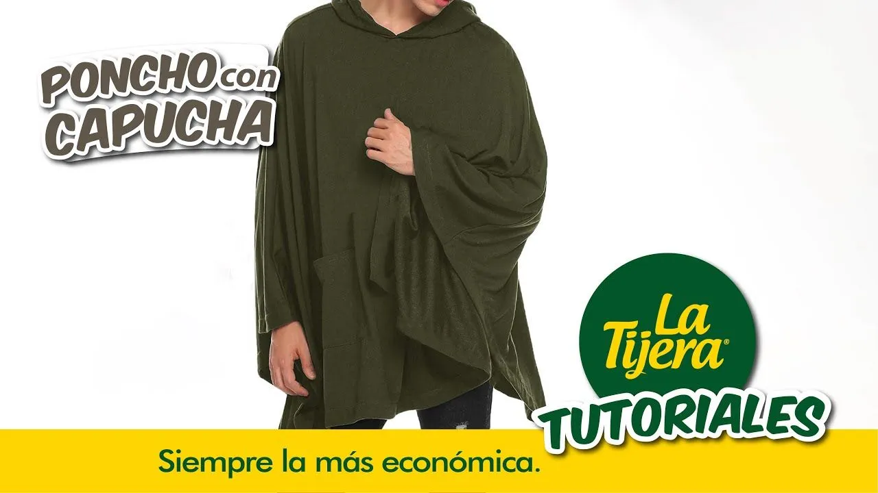 Cómo hacer un poncho con capucha? - YouTube