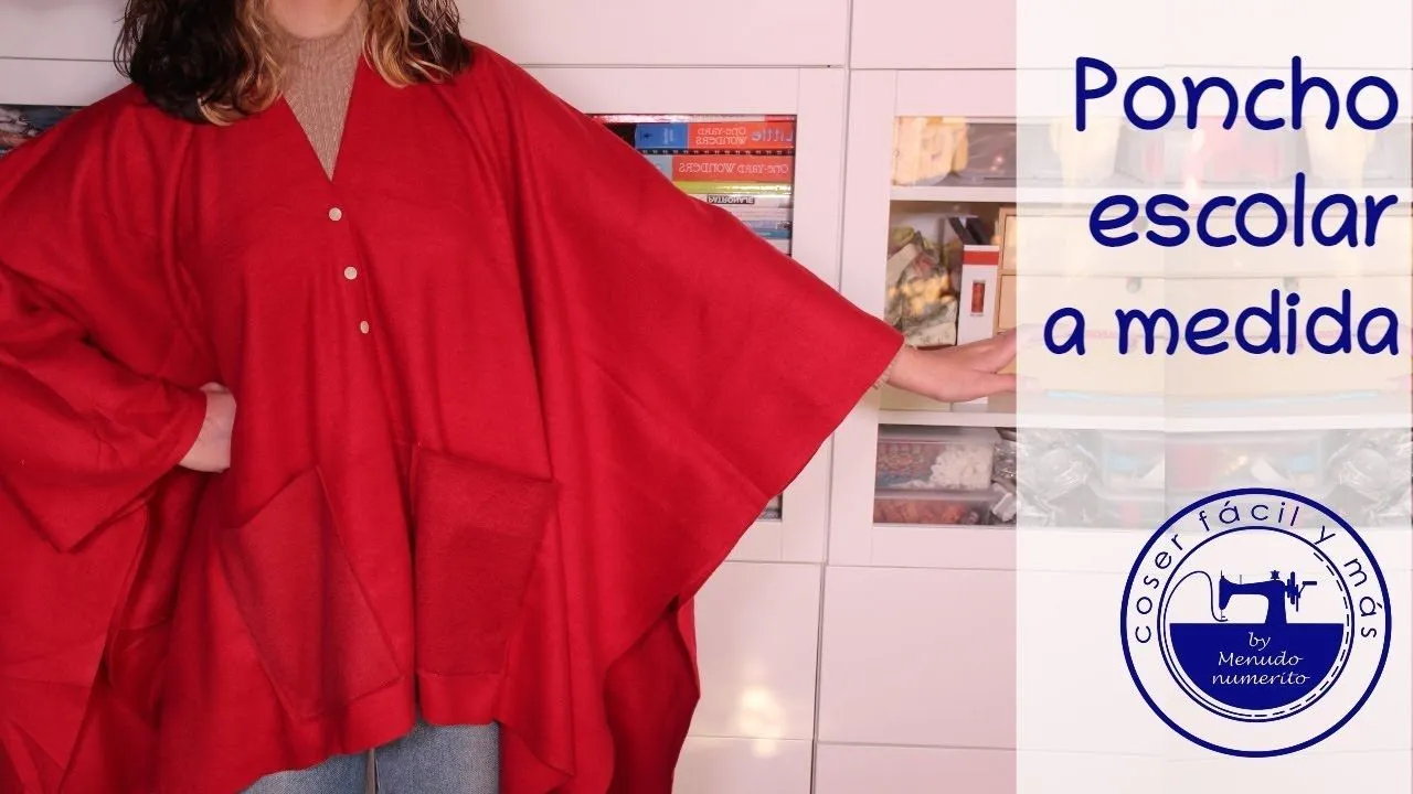 Poncho escolar para cualquier edad - YouTube