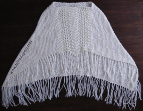 Ponchos faciles a palillos - Imagui