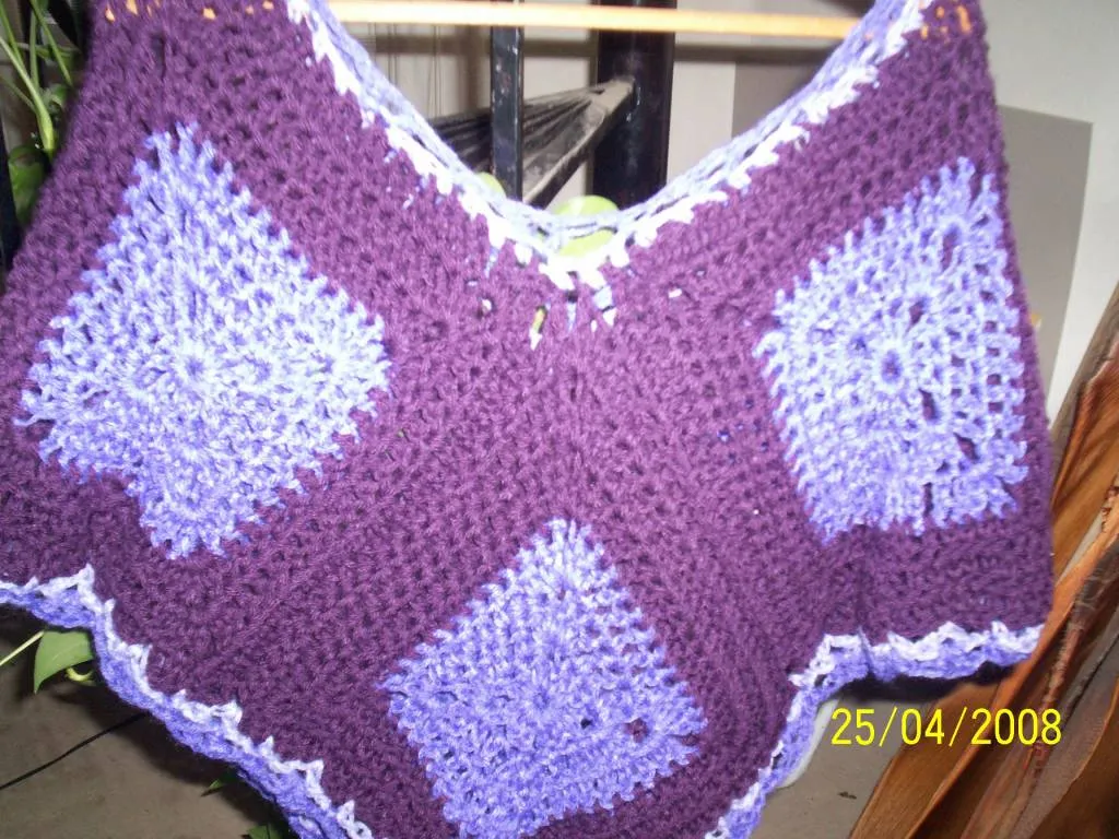 ponchos al crochet marcyaguero2009 - Artelista.