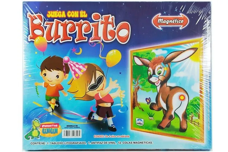 PONLE LA COLA AL BURRO JUEGO MAGNETICO ATINA AL BLANCO | WIWI