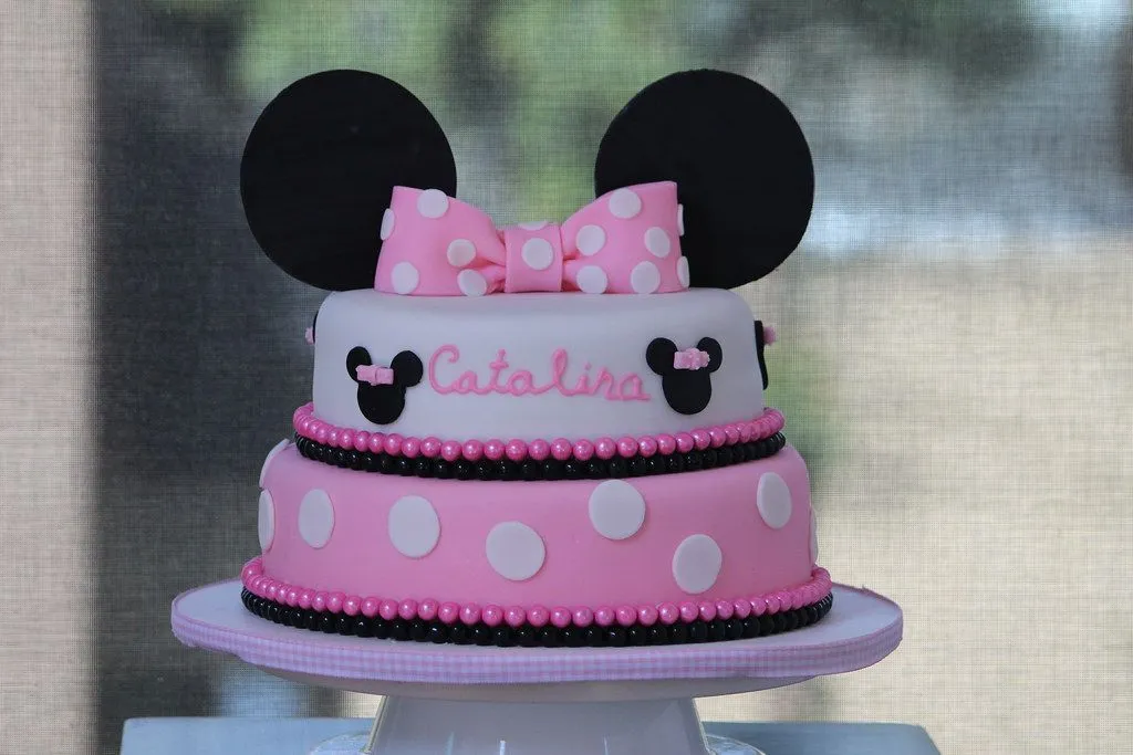 Stik Minnie Mouse Cake Torta de Minnie Mouse photos on Pinterest