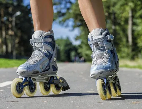 Ponte en forma sobre patines!