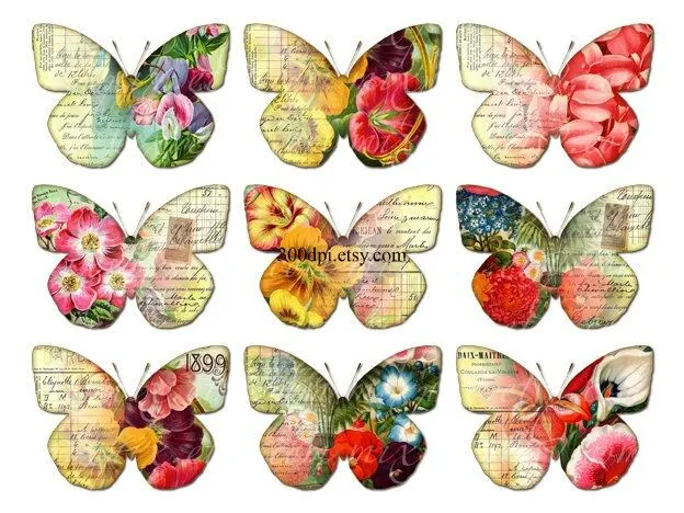 Popular items for butterfly clipart on Etsy