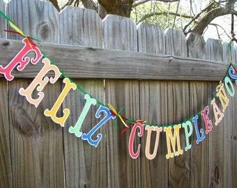 Popular items for cumpleaños on Etsy