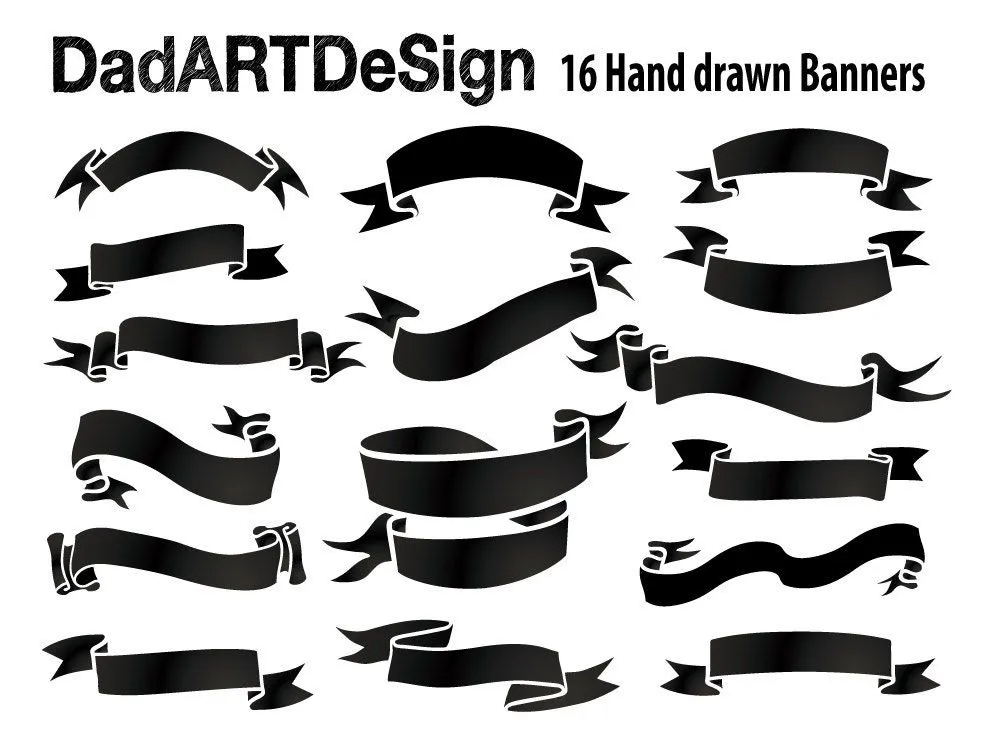 Popular items for hand drawn banners on Etsy