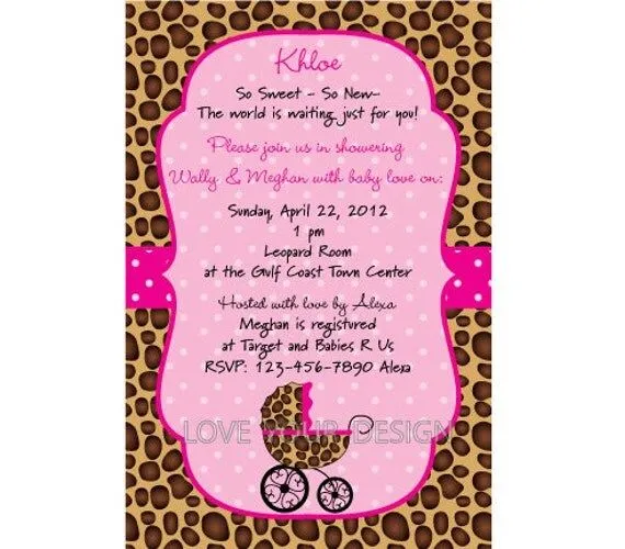 Popular items for leopard baby shower on Etsy