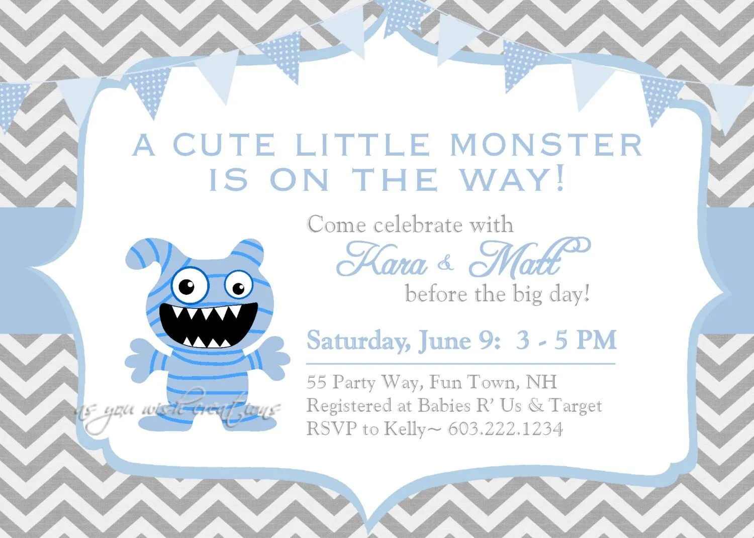 Popular items for monster invitation on Etsy