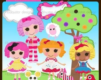 Popular items for rag doll clipart on Etsy