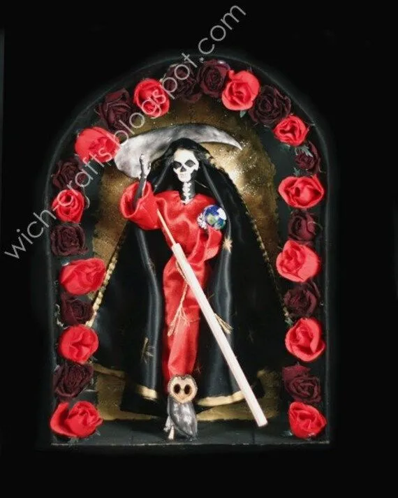 Popular items for la santa muerte on Etsy