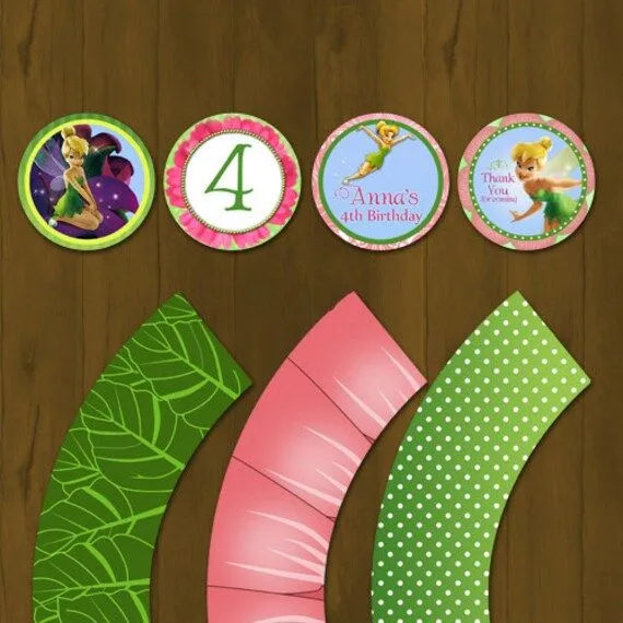 Popular items for tinkerbell cupcake toppers on Etsy