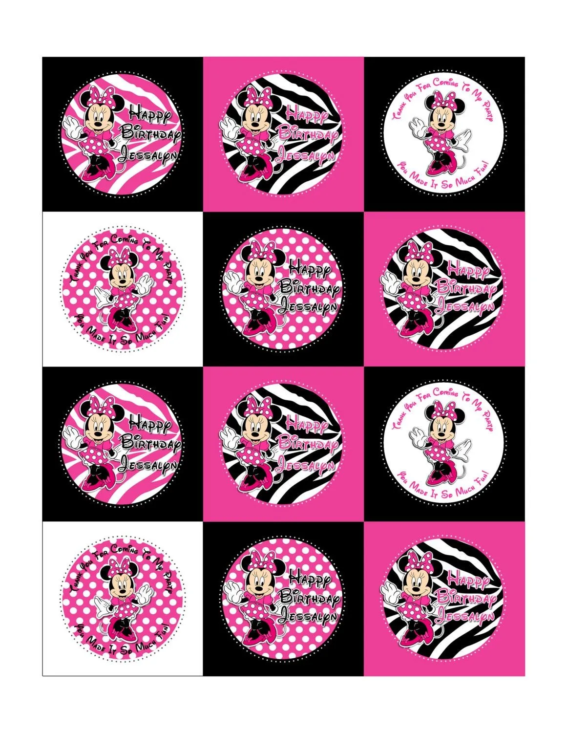 Popular items for zebra minnie mouse on Etsy