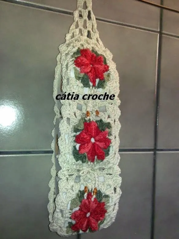 PORTA PAPEL HIGIÊNICO PASSO A PASSO COM VIDEO - Cátia Crochê